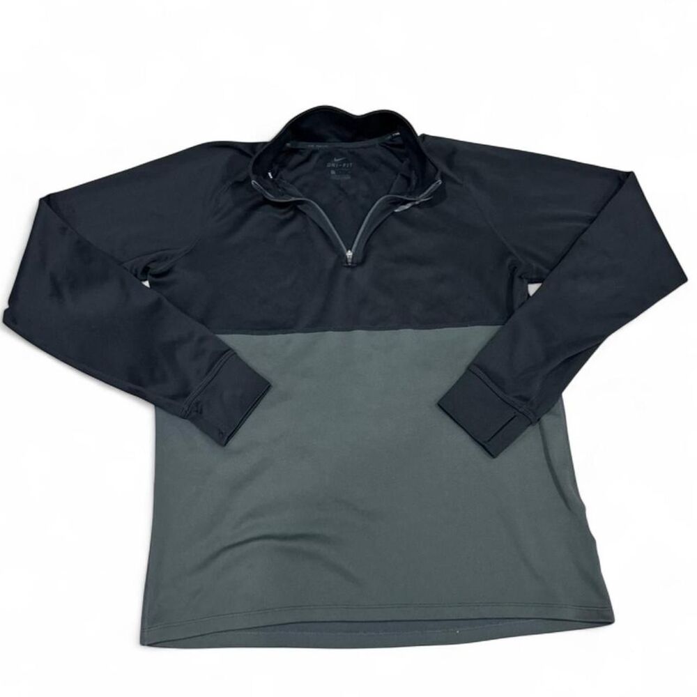 Nike Women's Black and Grey Top